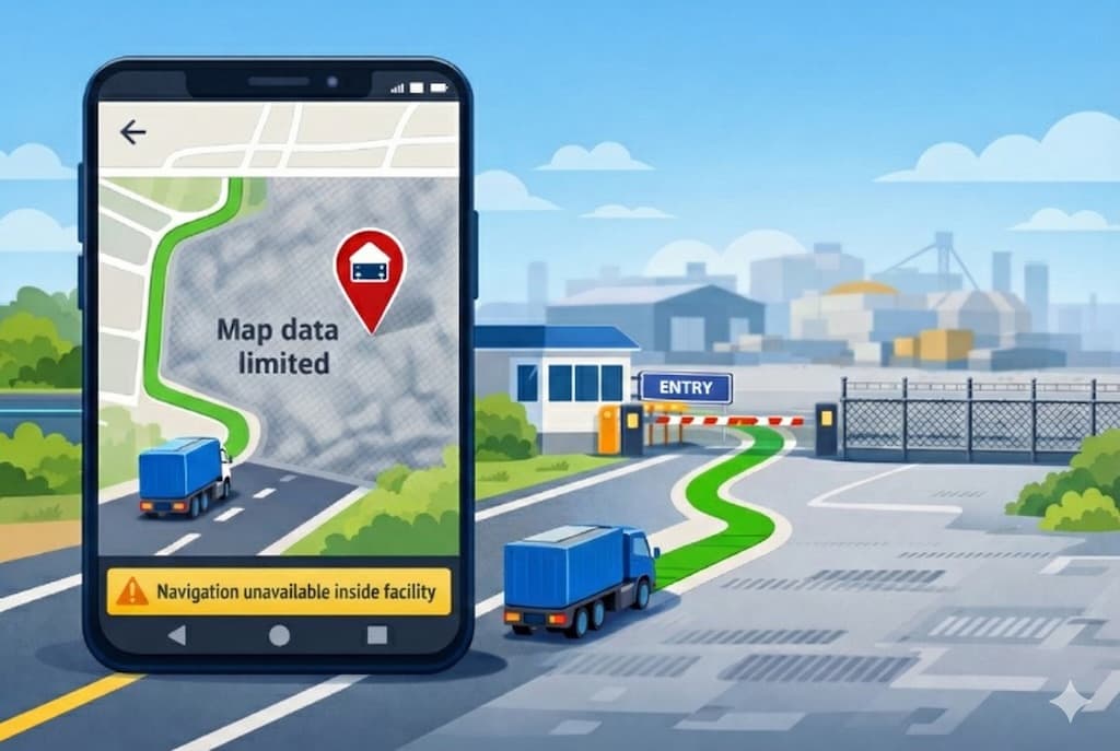Generic satellite navigation map